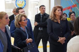 Дворец школьников им. М.М.Катаева посетила вице - президент Болгарии Илиана Йотова